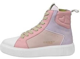 CRICKIT® Damen Klassischer High Top Sneaker aus Leder mit herausnehmbarer Innensohle