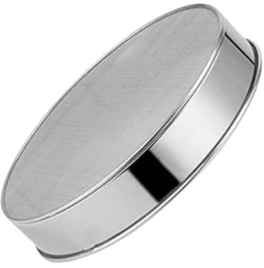 Setaccio per farina da forno, a pori fini per farina liscia, setaccio in acciaio inox, setaccio in acciaio inox, per colino per farina, 15 cm