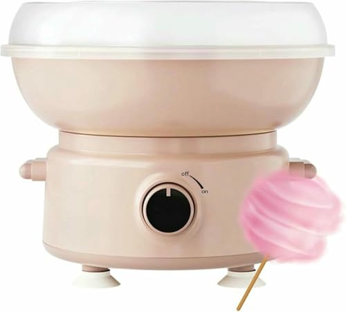Máquina para hacer algodón de azúcar con paleta grande y contenedor para prevención de pulverización, salida rápida de hilo de precalentamiento