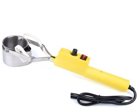 Schweißtiegel, 300W/500W Tragbarer Löttopf Zinnschmelzofen Handheld Einstellbare Temperaturregelung Entlötbadwerkzeug(300W with Bracket)