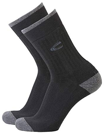 camel active 2er Pack Sport Socks 6510 610 black Strumpf schwarz Socken Doppelpack, Size:43-46