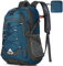 IGOLUMON Hiking Backpack 40L Lightweight Foldable Backpack for Men Women Durable Water Resistant Daypack Rucksack for Camping Cycling Climbing Walking Mountaineer Outdoor Sports,Blue