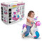 FEBER - Baby Unicorn, Correpasillos con Forma de Unicornio, 2 en 1 Correpasillos y Balancín, Inluye Sonido de Relinche y Trote, Desarrolla Capacidades Psicomotrices, Niños +3 años, Famosa (FED35000)