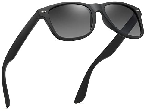 wearPro Polarisierte Sonnenbrille Herren/Damen | Leichter PC-Rahmen, TAC-Gläser, Klassischer Retro-Stil,Rechteckig Mit UV-Schutz;Für Autofahren, Angeln, Radfahren