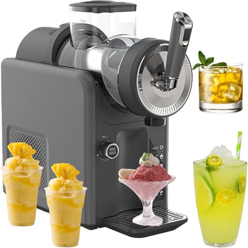 Máquina de Granizado Heladera,1.8L, InstantFreeze Tecnología: Bebidas en 15-30 min, Slushi, Granizados, Frappés, Margaritas, Frozen Drinks,Black