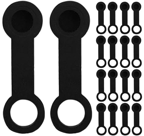 ANDRESLAD 50Pcs Black Rubber Brake Bleeder Screw Caps for Motorbike and Car Brake Fluid Protection and Nozzle Covers for Workshop Repair Use