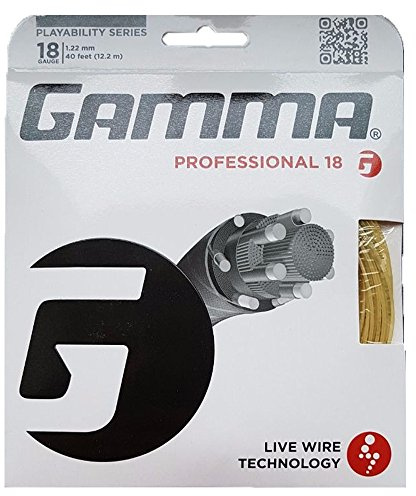Gamma Live Wire Professional 18G tennissträng, naturlig