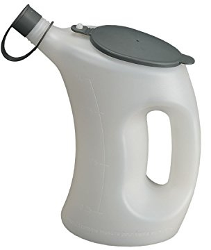 PRESSOL 7522 Messbecher Polyethylen Inhalt 2 Liter, 1 Stück, Grau, Weiß