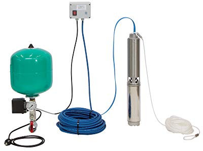 Wilo 6049390 Sub TWU 4-0414-C-Plug&Pump/DS Wasserversorungsanlage, Silber