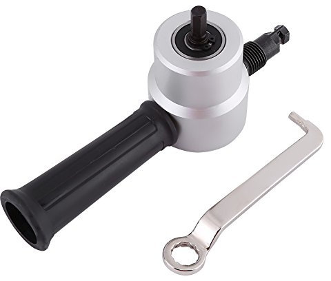 Taglierina per roditori in lamiera a doppia testa, 1500-3000 giri/min Min 12mm Taglierina per fori rotondi in lamiera per taglio rotondo, kit di utensili per taglio con roditore regolabile a 360 gradi