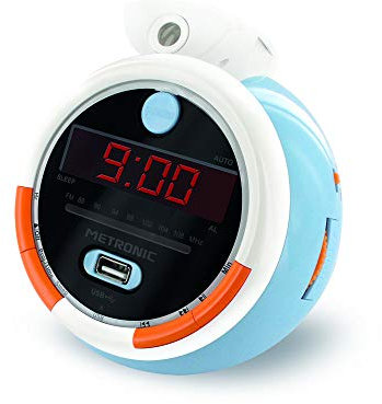 Metronic Radio réveil Projection Plafond, Le Petit Prince - Bleu, Normal