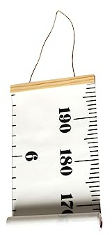 ibasenice Tabla De Crecimiento De Pared Para Niños Gráfico De Crecimiento Femenino Regla De Medida De Altura Gráfico De Crecimiento Colgante Nacarado Bebé Plato Combinado De Madera