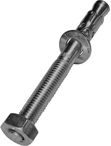 Lumonic Schwerlastdübel M10 x 100mm | hochwertige Edelstahl V4A Keilanker | Durchsteckmontage, SOFORT BELASTBAR | Betonanker, Schwerlastanker | für Überdachungen, Geländer, Regale, Trennwände