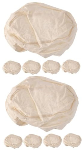 Garneck 10pcs Bread Banneton Cover Nonstick Liner for Sourdough Bread Basket Kitchen Baking Supply for Dough Proofing in Baking