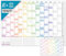 Häfft® XXL Wandkalender Schuljahr 2025/2026 A1 + (89 x 63 cm) groß, gefaltet Rainbow Schuljahreskalender, Schuljahresplaner - nachhaltig & klimafreundlich