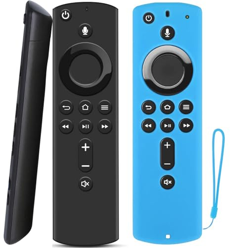 2nd Gen Fire Stick Remote Control Replacement, Smart TV Remote with Voice Command, Compatible with Fire Stick, Fire Stick 4K/Lite/Max, Fire TV Cube