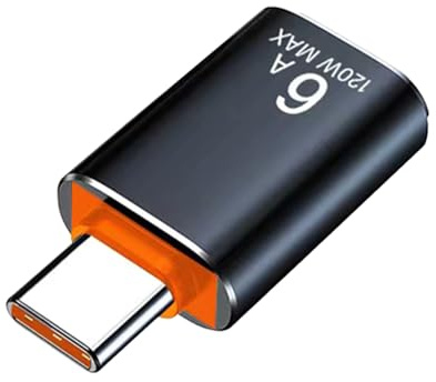 Adattatore USB C – Convertitore porta compatto, da tipo C a USB 3.1 | kit connettore per telefono cellulare, hub di ricarica per laptop, tablet, smartphone, accessorio per viaggi, ufficio, casa