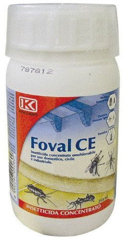 Insetticida Emulsionabile per Mosche Foval Ce 250 Ml.