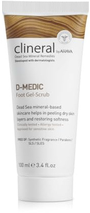 AHAVA Clineral D-Medic Le Gel Exfoliant pour les pieds, 100 ml
