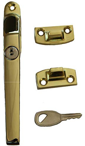 Basta Timber Casement Window Handles Polished Brass