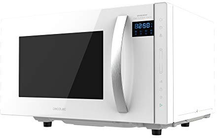 Cecotec Forno a Microonde senza gradheat piatto 2300 tocco piatto bianco. Capacità 23 litri, potenza 800 W, 8 funzioni preconfigurate, timer fino a 95 minuti