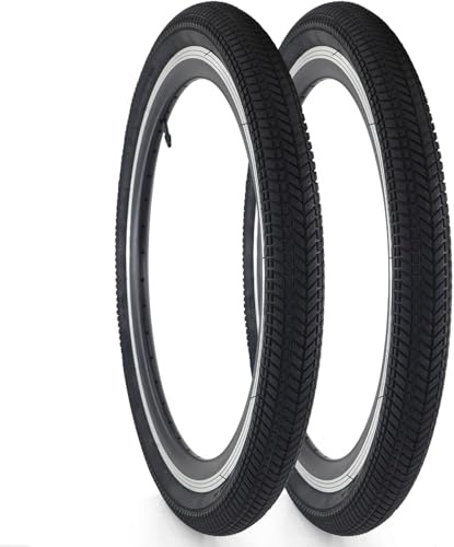 2-Set Faltbar 16 Zoll Fahrradreifen 16x2.125 Fahrradmantel mit 2-Pack Schlauch 57-254 Bike Tires Fuer 16Zoll MTB/BMX