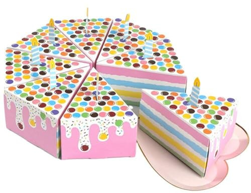 Glixoft 50 Stücke Dreieckige Verpackung Box Kuchen Form Candy Box Papier Dessert Wrapper Sandwich Verpackung Fällen Party Geschenk Boxen Für Schokolade