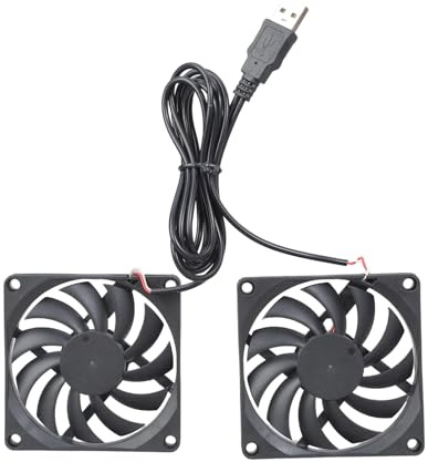 Sweeaau 95 centimetri Cavo Computer Sistemi di Raffreddamento Doppio 80mm Ventole 5V Tensioni Prestazioni Stabili Per Elettronica USB Powered PC Case di Raffreddamento