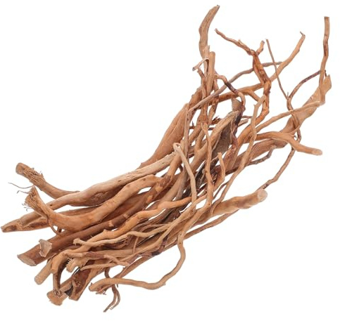 Kisangel Décoration Bois Flotté pour Aquarium Brindilles de Vigne Branches Arbre pour Reptiles Ornement Racine Naturelle Habitat Naturel Bois