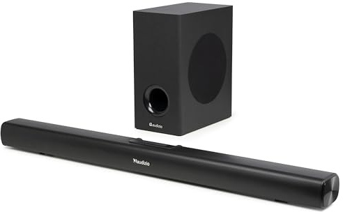 Audizio SB92S Barra Sonido HiFi 150W subwoofer 6,5, Color Negro | Barra de sonido de 150 W con subwoofer de 6,5, HDMI ARC y Bluetooth 5.0