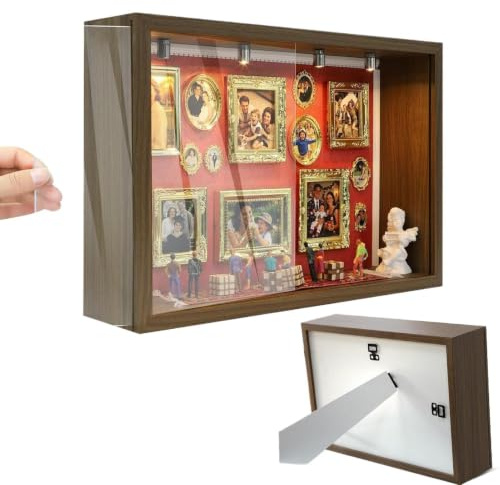 Nuyhgtr Kit Museo in Miniatura,con Figurine Ricordo Romantico - Box 3D Miniatura Museo Fai da Te - per Donne, Uomini, Lei, Coppie, Laurea, Matrimonio, Festa, Compleanno, Festa della Mamma, Natale