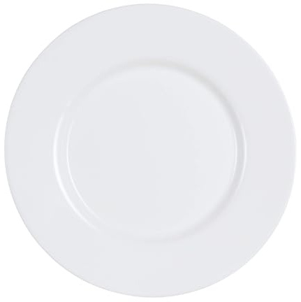Luminarc G0563 Lot de 6 Assiettes Plates Everyday 22,5 cm Verre Opale Blanc