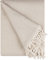 BOHORIA® Premium Tagesdecke Tulum | 100% Baumwolle | Extra-groß 170 x 230 cm | Baumwolldecke als Bett-Überwurf, Couch-Überwurf, Sofa-Decke mit Fischgrätenmuster | (Sepia)