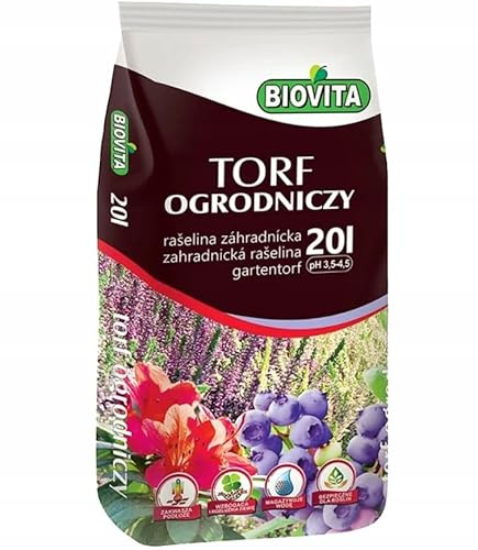 BIOVITA Gartentorf 20L Rohstoff Saurer Untergrundvorbereitung