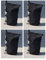 Kronenburg Pavillon Gewichte 4er Set in Schwarz – mit Sand, Splitt, Kies etc. befüllbar – Füllvolumen pro Stück ca. 13 kg - zusätzliche Standsicherung für Gartenzelt