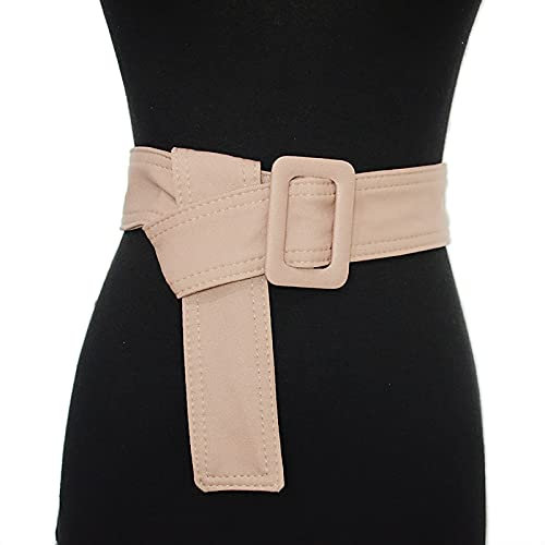 Gürtel für Damen, einfarbig, Wickelgürtel Gr. 42, braun