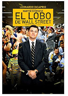 Filmposter The Wolf of Wall Street 26, Leinwand, Schlafzimmer, Dekoration, Sport, Landschaft, Büro, Raumdekoration, Geschenk, 50 x 75 cm, ohne Rahmen: