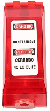 Protector de Interruptor de Luz, Tapa de Interruptor de Candado de Seguridad de Plástico de Ingeniería Universal Resistente a Impactos para Fábricas, para Protector de