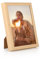Wenrescry Marco de Fotos de Madera de 21cm x 16cm con Cristal Auténtico, Marco para Fotos de, Decoración de Hogar u Oficina, Fácil Instalación, Versátil para Colgar o Colocar de Pie