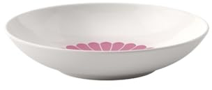 Villeroy & Boch - Fleur cassis piatto da pasta rosa, lavabile in lavastoviglie, utilizzabile in microonde, ciotola pasta, tagliatelle, insalate, piatto fondo, da pasta, da cena, Porcellana Premium