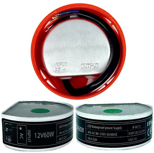 Sone Smart One LED Trafo 12V 60W 5A IP67 DC Netzteil | max 45w empfohlen, 58x50x25mm, unterputz, led streifen, schutzfunktionen