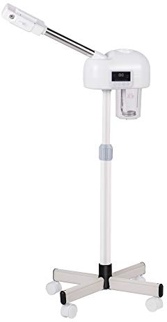 Vaporizzatore facciale professionale, vaporizzatore facciale per estetista, nebbia calda all'ozono, salone di bellezza, spa, bianco