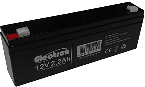 Batteria al piombo ricaricabile ermetica 12V 2.2Ah 178mm x 34mm x 66mm per antifurti allarmi sistemi di videosorveglianza