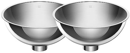 PETKIT Double Stainless Steel Cat Bowls Replacement Bowls, Easy to Clean, 2 pcs