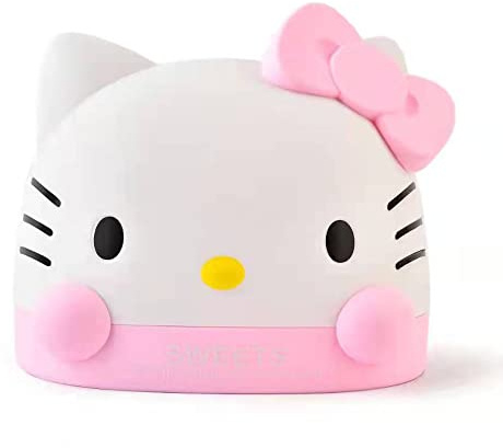 Prettyia Kawaii Hello Kitty Taschentuchbox für Wohnzimmer, Schlafzimmer, Badezimmer, Auto, Büro, Taschentuchspenderbox, Tischdekoration, 17 x 17 x 17 cm, Rosa