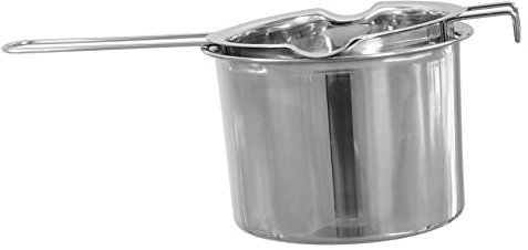 Alipis Stainless Steel Double Boiler Melting Pot 600ml Large Cheese Butter Chocolate Melting Bowl 16cm Outer Pot 304 Kitchen for Home Cooking and Baking
