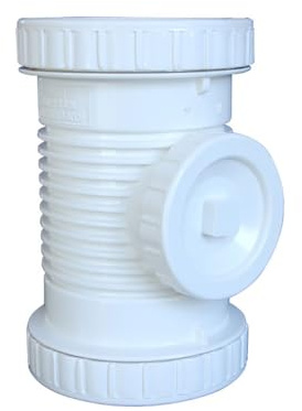 1 accesorio de compresión de tubería de 110 mm, acoplamiento de compresión de PVC, extensión de tubería recta, color blanco