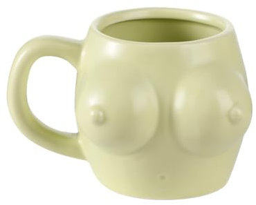 Keramik Becher mit Brüsten lustig Kaffeetasse Brustbecher Sexy 3DMuster Bürotasse witzig Design Trinkflasch Mug Morgengetränk Teecup Sexy Scherztasse künstlerisch Kaffeetasse für Geburtstage Halloween