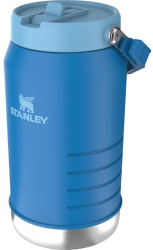 Stanley IceFlow Flip Straw 2.0 Jug 1.90L - 20 Hours Cold - 4 Days Iced - Leakproof - Stainless Steel Water Bottle with Straw - BPA Free - Dishwasher Safe - Gym Bottle - Azure