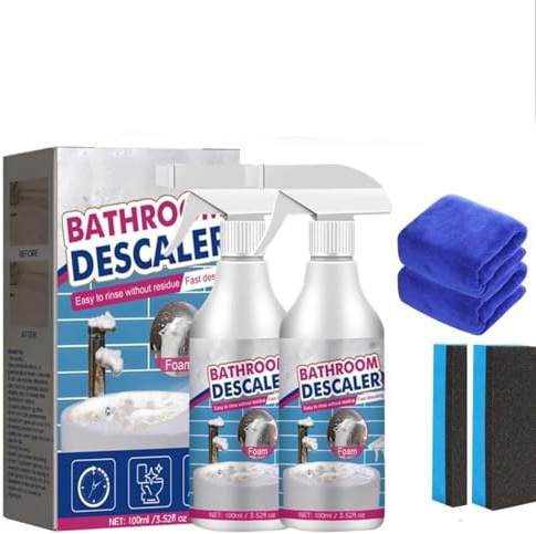 Hartnäckiger Fleckenreiniger, Mehrzweck-Duschreiniger, Toilettenreiniger, Kalkentferner, starke Schmutzentfernung, Staubkabinenreiniger, Glas-Kanal-Toiletten-Badreiniger